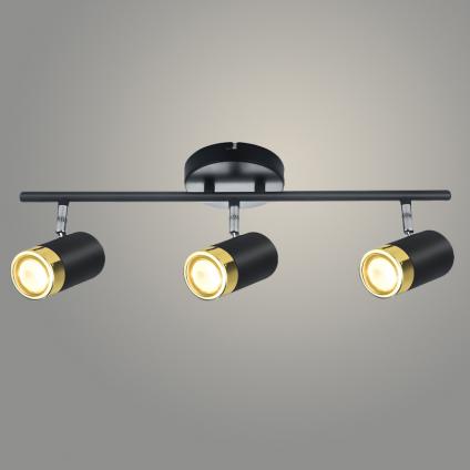 Спот 2259-3BL MATT BK+FGD 3x50W GU10